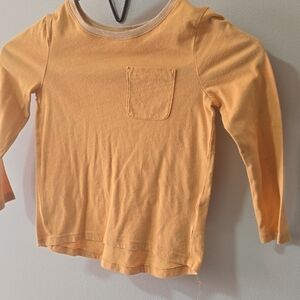 Old Navy Kids Long Sleeve Tee in Warm Orange